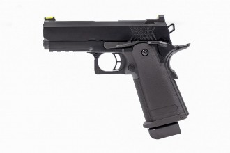 PG3352-3 Réplique GBB Raven gaz Hi-Capa 3.8 Pro Noir 0,9J Photo PG3352-3 Réplique GBB Raven gaz Hi-Capa 3.8 Pro Noir 0,9J