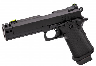 Photo PG3359-01 Replica airsoft pistol GBB CO2/Gas Raven Hi-Capa Hex-Comp Black