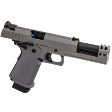 PG3360-02 Réplique airsoft pistolet GBB CO2/Gaz Raven Hi-Capa Hex-Comp Gris Photo PG3360-02 Réplique airsoft pistolet GBB CO2/Gaz Raven Hi-Capa Hex-Comp Gris