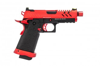 PG3419-3 Réplique GBB gaz Vorsk Hi-Capa 3.8 PRO Noir / Rouge 1,0J Photo PG3419-3 Réplique GBB gaz Vorsk Hi-Capa 3.8 PRO Noir / Rouge 1,0J