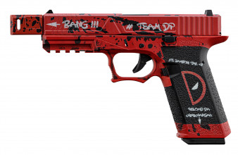 PG41108-02 Réplique GBB VX7302 DP rouge et noir Photo PG41108-02 Réplique GBB VX7302 DP rouge et noir