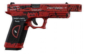 Photo PG41108-04 Réplique GBB VX7302 DP rouge et noir