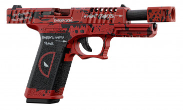 PG41109-05 Réplique GBB VX7102 DP rouge et noir Photo PG41109-05 Réplique GBB VX7102 DP rouge et noir