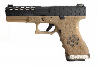 Photo PG41113-4 Replica GBB VX0111 hex cut Tan/Black