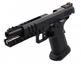 Photo PG42007 Réplique airsoft GBB HX2033 SEMI / FULL AUTO Noir gaz 1.0J
