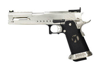 Replica airsoft HX2201 IPSC split silver gas GBB