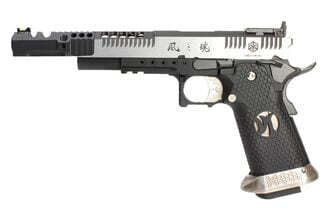 Photo PG42401-Réplique GBB hx2401 IPSC split silver .38 supercomp - AW custom