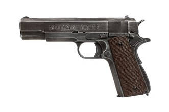 Airsoft replica 1911 Molon Labe Grip brown gas GBB