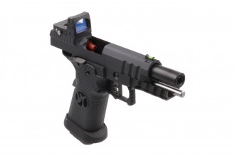 PG42504-3 Réplique GBB HX2602 full Black gaz avec red-dot Photo PG42504-3 Réplique GBB HX2602 full Black gaz avec red-dot