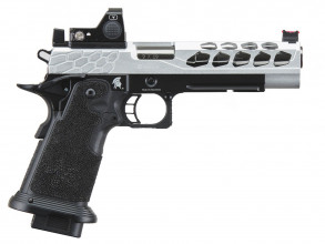 PG9003S-2 Pistolet Airsoft GBB Stryk Hi-Capa 5.1 Silver Lancer Tactical avec RMR Photo PG9003S-2 Pistolet Airsoft GBB Stryk Hi-Capa 5.1 Silver Lancer Tactical avec RMR