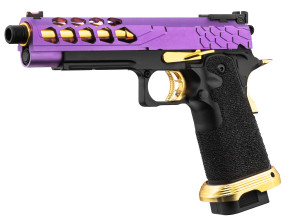 Airsoft GBB Stryk Hi-Capa 5.1 Purple and Gold ...