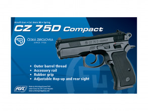 PR1200-01 Replica pistol CZ75D Compact spring Photo PR1200-01 Replica pistol CZ75D Compact spring