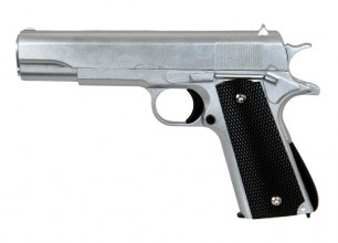 GALAXY pistolet airsoft G13S silver Full métal