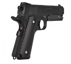 Photo PR9011-2 Réplique pistolet à ressort Galaxy G25 M1911 MEU full metal 0,5J