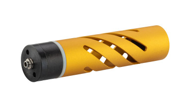 Photo PU0223-02.jpg Cylindre CO2 jaune M150 prêt à installer pour fusils AAC-C1 Athena