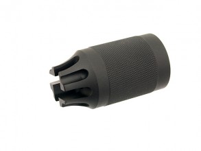 Photo PU0323 Cache flamme acier Airsoft type CQB 556 14mm CCW