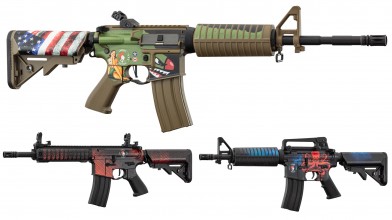 SKIN01-V Lancer Tactical M4 skin Photo SKIN01-V Lancer Tactical M4 skin