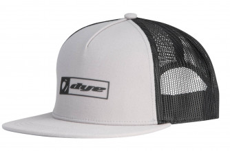 Photo VE2069 Casquette DYE Hat Squared Trucker Gris/Noir