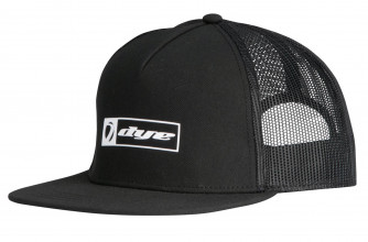 Photo VE2070 Casquette DYE Hat Squared Trucker Gris/Noir