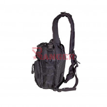 Photo VE7073-01-web.jpg Sac bandoulière airsoft Corso - Nylon tactique - Fermetures velcro - Noir