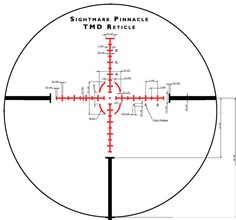 XSMK100-R Lunette SIGHTMARK PINNACLE 1-6X24 TMD Photo XSMK100-R Lunette SIGHTMARK PINNACLE 1-6X24 TMD