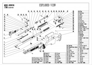 Original spares parts for BENNING Air rifle