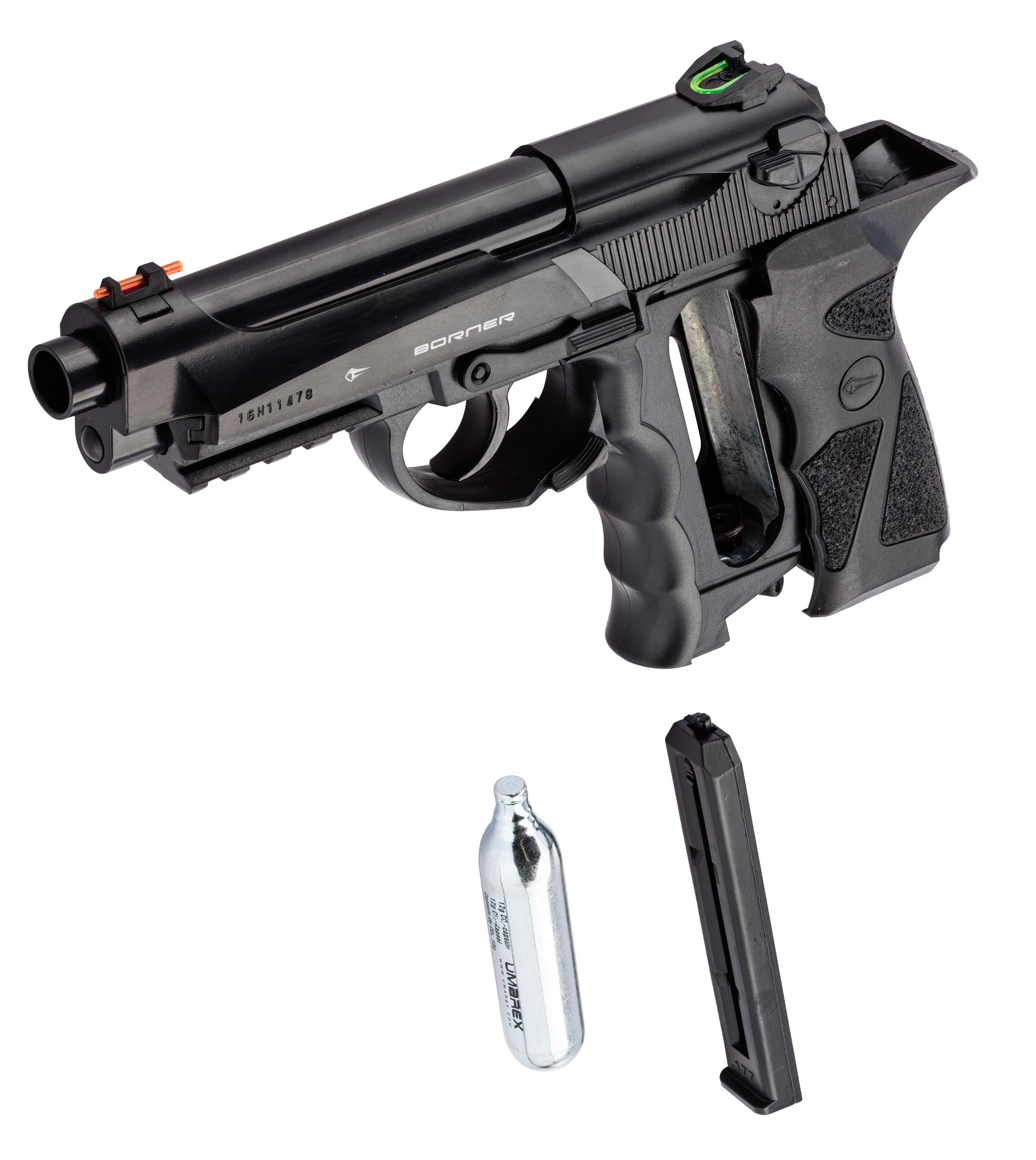 ACP703-2 Co2 fixed bolt pistol BORNER SPORT 306M cal. 4.5mm BB's ACP703-2 Co2 fixed bolt pistol BORNER SPORT 306M cal. 4.5mm BB's